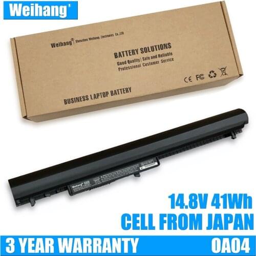 Japanese cell Weihang 14.8V 41Wh OA04 OA03 Laptop Battery For Compaq Presario 15-h000 15-S000 HSTNN-LB5Y HSTNN-PB5Y 740004-141