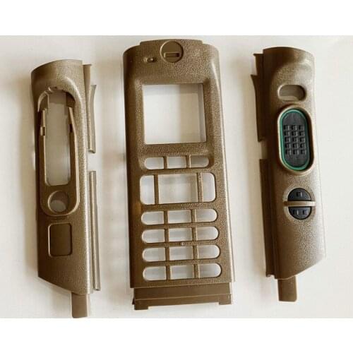 VBLL Walkie Talkie Replacement Repair Housing Case Cover Kit For Motorola APX8000 APX6000 Model 3 M3 Two Way Radio Brown