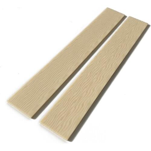 1Pair ARVORIN Ivory Substitute Piano Keytop / Cue Point Inlay Blank Scale Slab - 153mm x 25.4mm x 2mm