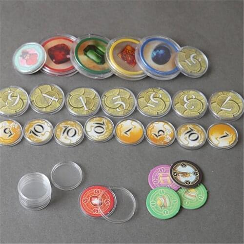 10 Pieces 19 20 22 25 27 30 40mm Clear Plastic Protector Capsules Containers Coins Case For Token Coin Collection Holder Boxes