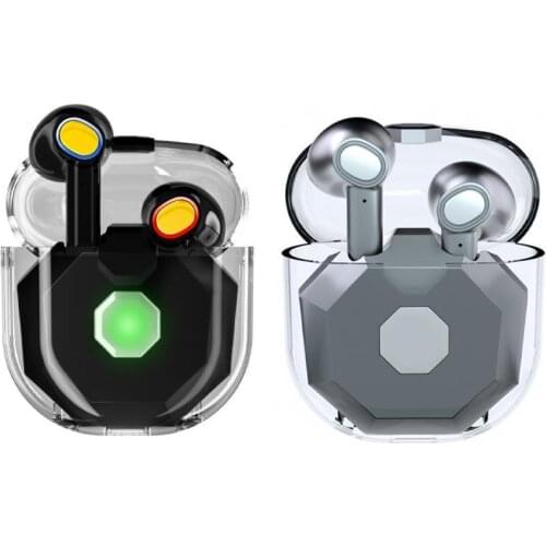 Nano3 Wireless Earbuds In-ear Touch Control Noise Reduction Waterproof Transparent Bluetooth-compatible TWS Earphones for Gaming