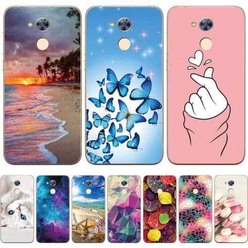 For Huawei Honor 6A Case DLI-TL20 Cute Flower Silicone Back Cover for Huawei Honor 6A 6 A Cartoon TPU Phone Case Skin Shockproof