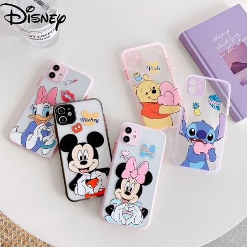 Disney cute Minnie mobile phone case is suitable for iPhone11 mobile phone case 7p/xs/xr/12/12mini/7/8/mobile phone silicone