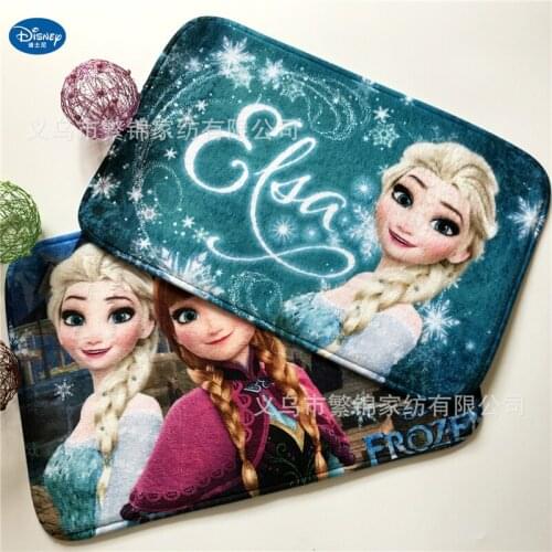 Children Cartoon Frozen mat 38x58cm Door mat Bathroom Mat kitchen Kids Boys Girls Crawling Game Mat Bedroom Carpet