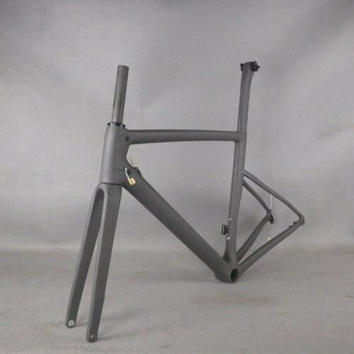 Full Carbon Fiber T800 Disc Brake 140mm Custom Paint Road Frame TT-X19 with Special Seatpost