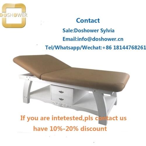 Doshower DS-M9003 spa massage bed with used bed manicure table for salon bed massage chair cover table