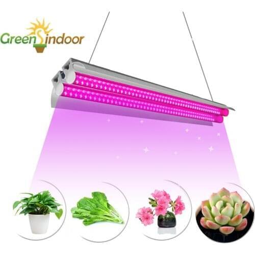 Seedling LED Phyto Lamp 50cm Full Spectrum Grow Light For Plants Led Lamps Indoor Growing Flowering Greenhouses Red Lamp 100W