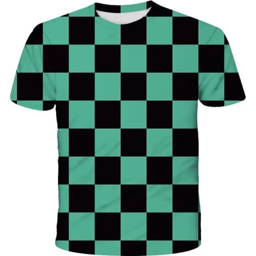 Anime Kimetsu No Yaiba 3D T Shirt Kids Tops Summer Short Sleeve Tees Streetwear Casual Shirts Women Men Camisetas