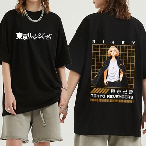 Mikey Graphic T Shirts Funny Cool Tokyo Revengers T-shirts Harajuku Anime Clothes Summer Short Sleeve Shirts and Blouses