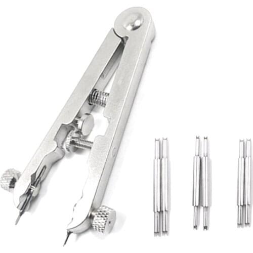 Kili Watch Bracelet Remover Spring Bar Plier Watch Strap Adjuster Tool Disemble V-Type Remove The Strap Pliers