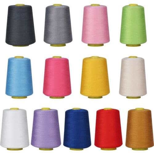 Sewing Thread Huge Spool 4000 Yards for Sewing,Quilting,Serger Machines,Overlock,Merrow and Embroidery