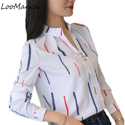Блузки в полоску LooManca China At AliExpress