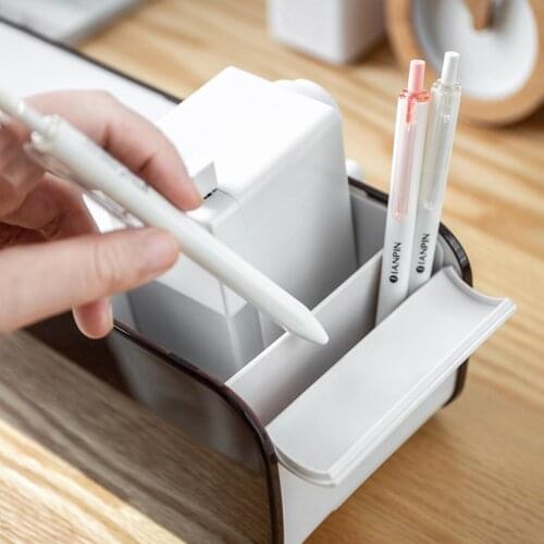 European-style Multifunctional Tissue Box Rectangular Tissue Box Desktop Storage Creativity Tray Office Desk Accessories Holder