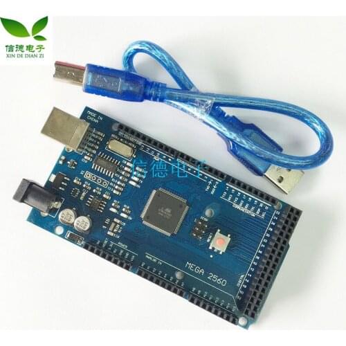 New MEGA2560 R3 improved version CH340G with data cable super practical