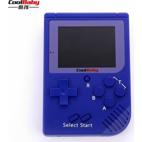 50pcs/lot RS-6 Portable Retro Mini Handheld Game Console 8 bit 2.0 inch LCD Color Colour Children Game Player Built-in 129 Games