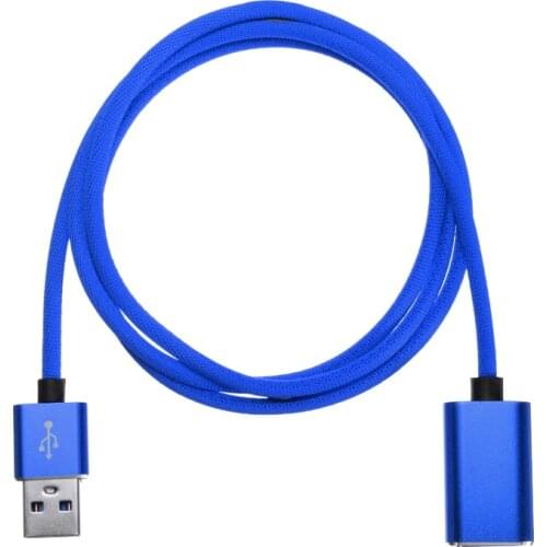 Portable USB 3.0 Male to Female Data Sync Extension Cable Durable Aluminum Housing Extender Cord For PC Mouse Keyboard