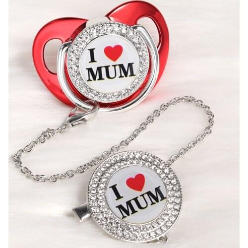 Pacifier with Chain Clips For Newborn Baby Nipple Holder Infant Food Grade Silicone Dummy Nipples For Baby Shower Gift chupetes