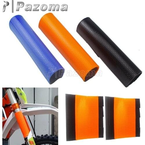 Motorcycle Motocross Dirt Bike Rubber Front Fork Protector Shock Absorber Guard Wrap Cover For Honda Suzuki Yamaha