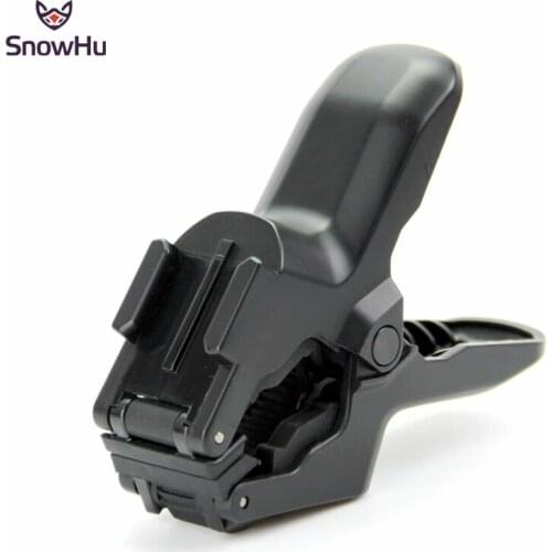 SnowHu for Gopro Accessories Clamp Mount for Gopro Hero 9 8 7 6 5 4 3 for yi 4k sjcam sj4000 sj7000 action camera GP153
