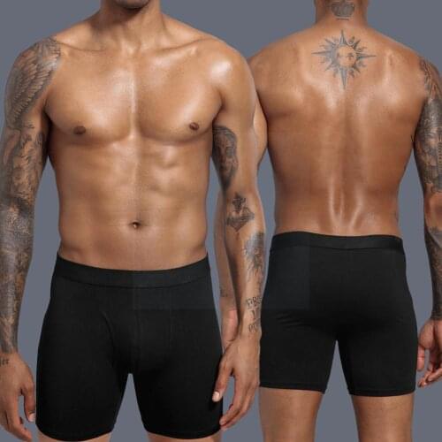 Men Cotton Underwear Boxer Men Underpants Comfortable Cueca Boxershorts O7S9 Male Masculina Breathable Underwear Trunk Pant W1F1