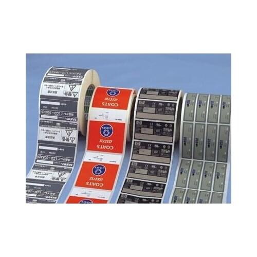 Waterproof Adhesive Round Labels Custom Logo Die Cut Vinyl Roll Label Sticker Printing factory