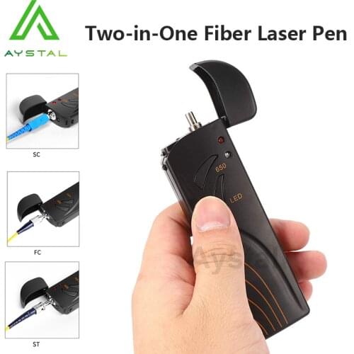 Fiber Optic Red Laser Pen 5KM 15KM 20KM 30KM Optical Fiber Visual Fault Locator FTTH Fiber Optic Test Pen VFL Free Shipping
