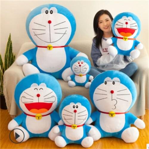 Japanese cartoon Doraemon robot cat plush toy expression doll boy and girl birthday gift