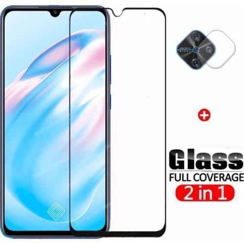 2 in 1 Tempered Glass On For Vivo V17 Screen Protector Camera Film For Vivo V 17 V1945A V1945T Protective Glass Lens Film