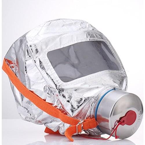 Full Face Cover Anti Gas Anti-toxic Odor Formaldehyde Filtered Breathing Protection Shield Gear Firefighter Equipment