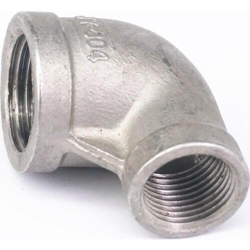 1/2" BS To 3/8" BSP Female 304 Stainless Steel Reducing Elbow Connector Pipe Fitting water oil air