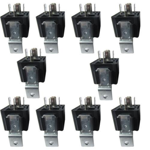 10 Pack Car Motor Automotive 12V 40A 40 AMP SPDT Relay Relays 5 Pin 5P