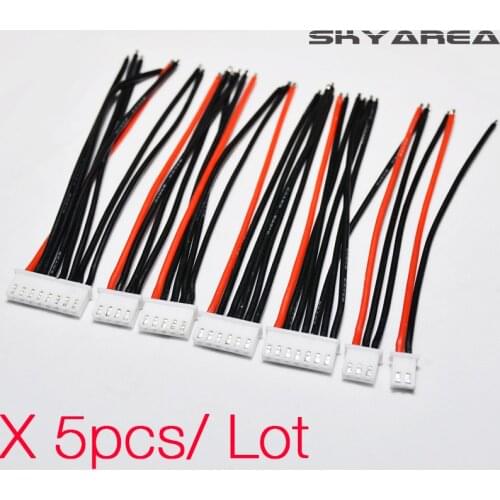 10cm AWG22 Lipo Battery Balance Charger Plug, RC model battery ESC balance wire cable IMAX B6 Connector Plug Wire