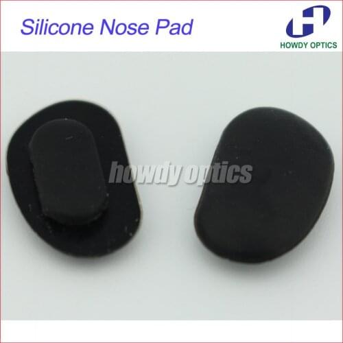 100pcs Push-in Eyeglasses Glasses Black Silicone Nose Pads For Al-mg Sunglasses Nose Pads Glasses Accessories