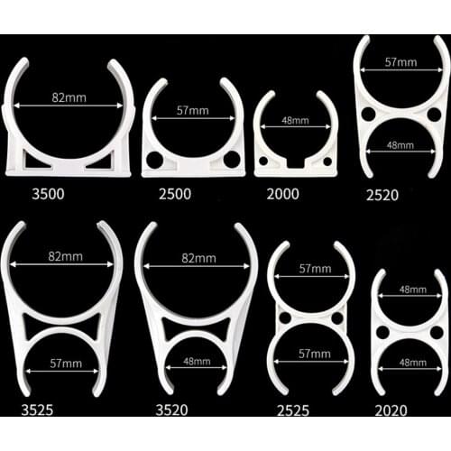 5pcs Fixed clamp of RO machine for water purifier Single-end clamp Double-end clamp Fixed pipe clamp