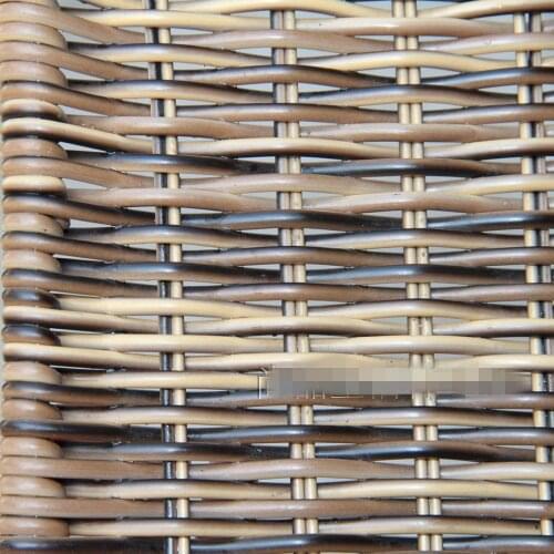 500G Coffee Gradient Round Synthetic Rattan 3MM Weaving Material Plastic Rattan For Knit And Repair Chair Table Swing