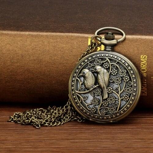 New arrival Quartz Pocket Watch Personalized Pattern Vintage Quartz Roman Numerals Pocket Watch Dropshipping Best Gift #10