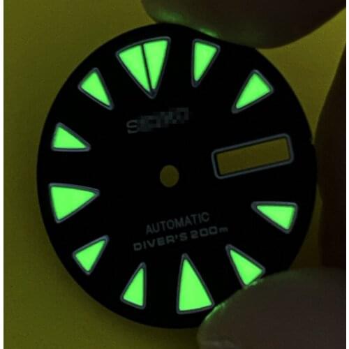 SKX007 Marine Master Watch Dial suitable for JAPAN nh35a movement diving watch with Japan C3 luminous