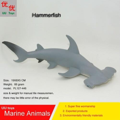 Hot toys Hammerhead shark Simulation model Marine Animals Sea Animal kids gift educational props (Balaenoptera musculus )