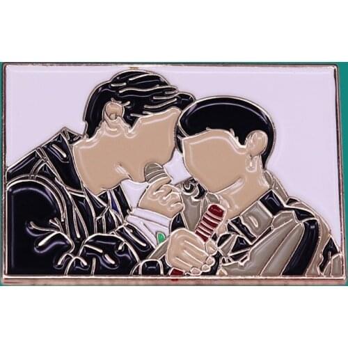 Creativity Boys Enamel Pins Brooch Collecting LGBT Alloy Lapel Badges Men Women Fashion Jewelry Gifts Adorn Backpack Collar Hat