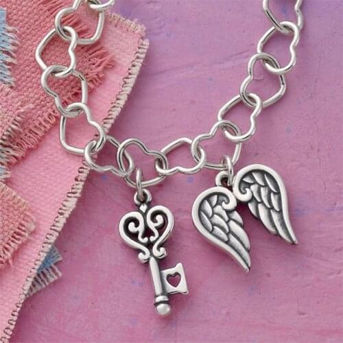 Statement Necklace Pendants DIY Jewelry Making Accessories High Quality Stainless Steel Charms Necklace Bracelet without Chains