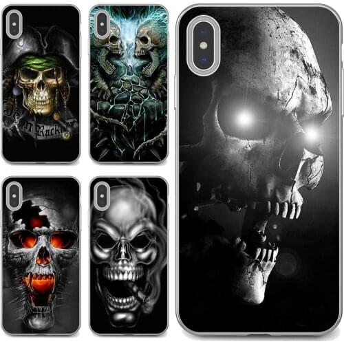 For Xiaomi poco X3 nfc F2 Pro M3 Mi 5X 6X Max Mix 1 2 2S 3 Mi5 Mi6 Mi3 Mi4 The-Punisher-Horrible-Halloween-Skull Soft Cover
