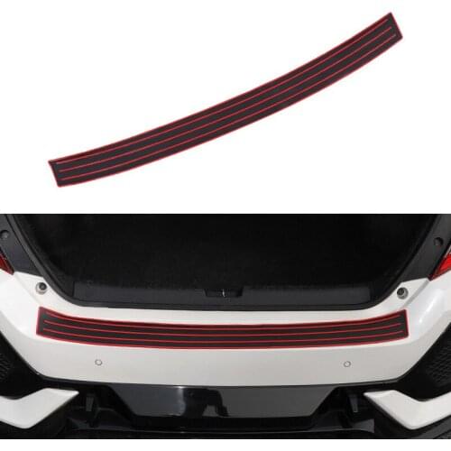 Car Sticker Trunk Guard Strip Rear Bumper Sill Protector Scratch-resistant Door Auto trunk anti-scratch protection Rubber Strips