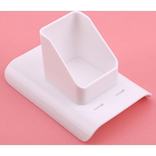 Wall Mounted Self Adhesive Shape Soap Holder Bathroom Soap Dish Hygienic Holder Racks Bathroom Kitchen Accessories Durable