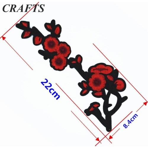 Brand new / Pretty Rose Flower Embroidery Patch Embroidered clothing affixed to the clothing sewing bag pants