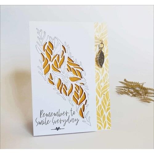 New Leaf strip decoration metal Cutting Dies Stencils DIY Scrapbooking Paper/photo Cards Embossing Dies