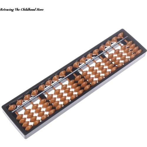 New Abacus Non-toxic Materials Arithmetic Soroban 17 Digits Kids Maths Calculating Tool Educational Toys Plastic