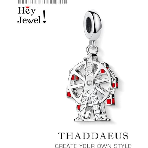 Ferris Wheel Charm,Europe Style Club Good Jewelry For Women,2019 City Gift In 925 Sterling Silver Fit Bag Bracelet,Super Deal