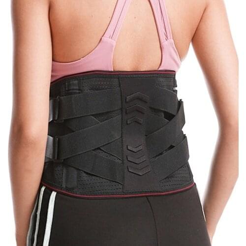 Orthopedic Medical Breath Bionic Waist Lumbar Support Back Brace Belt For Lumbar Disc Disease Pain Stiff Relief Injury Rehab