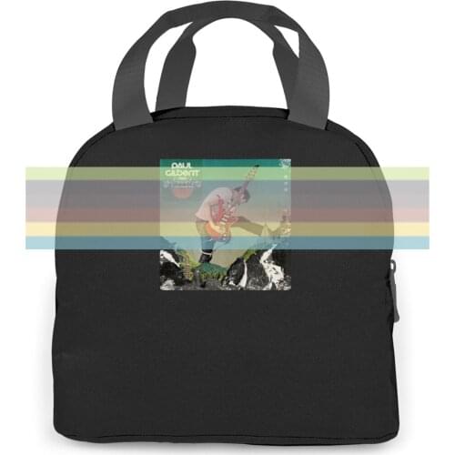 Paul Gilbert Fuzz Universe Album Cover Black M L Print New women men Portable insulated lunch bag adult