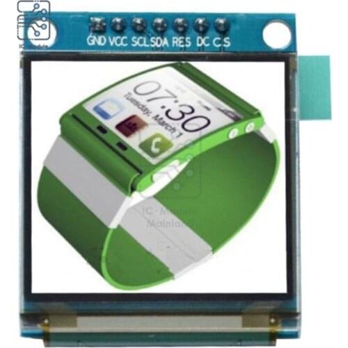 1.5 inch 7PIN Full Color OLED module Display Screen SSD1351 Drive IC 128(RGB)*128 SPI Interface for Arduino 51 STM32